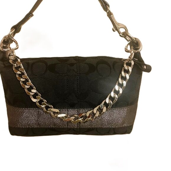 Coach Black Y2K Bucket Shoulder Bag